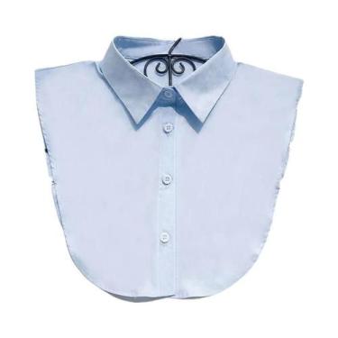 Imagem de Blusa Feminina Vintage de Renda com Gola Xale - Meio Comprimento - Aju