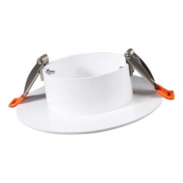 Imagem de Generic Placa de cobertura de teto, detector de fumaça, placa de cobertura, painel decorativo compacto e resistente, acabamento de orifício para iluminação