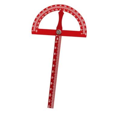 Imagem de Generic Régua ajustável para medição de ângulo transferidor para mecânicos amadores e medidas de comprimento