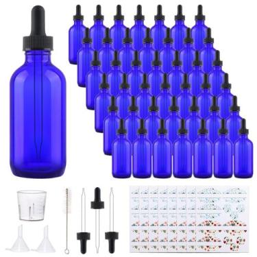 Imagem de Frascos de vidro Comrzor, pacote 42, 120 ml com acessórios, óleos esse