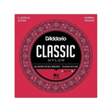 Imagem de Encordoamento Violão Nylon Tensão Media Student Ej27n D Addario