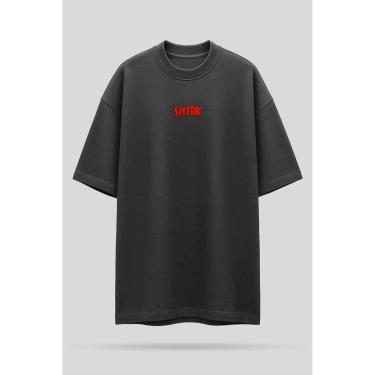 Imagem de Camiseta Oversized Shatark Tom - Chumbo-Masculino