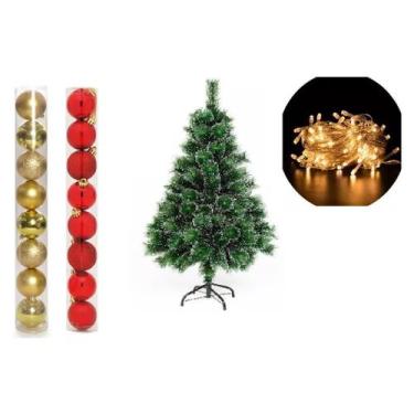 Imagem de Arvore De Natal Pinheiro Nevada 1,80 Metros 228 Galhos - lojas vm