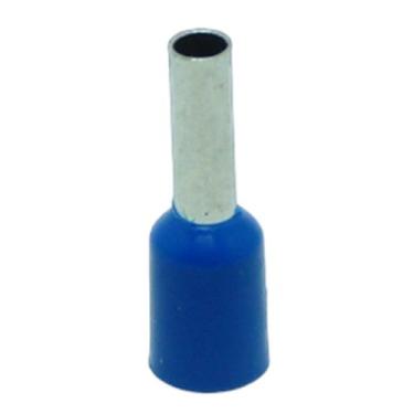 Imagem de Terminal Compressão Tipo Tubular 2.5 Mm Simples C/ Capa Plastica Cinza