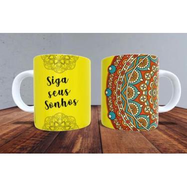 Imagem de Xicara de porcelana 325ml ref0043 - casa fé