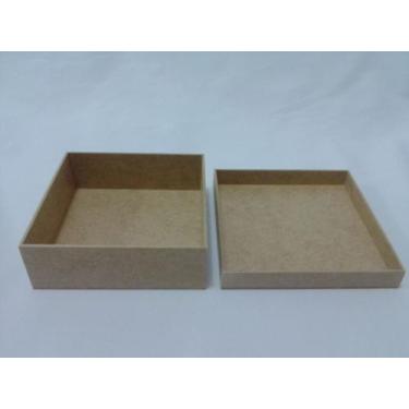 Imagem de Caixa 15x15x5 MDF 3mm cru - Art Cor MDF