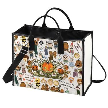 Imagem de LEVLO OTGW Wirt & Greg Tote Bag Beatrice Bird Fans Gift OTGW Animation the Unkonwn Bolsa de ombro Wirt & Greg Merchandise, Potatoes Lt, Medium