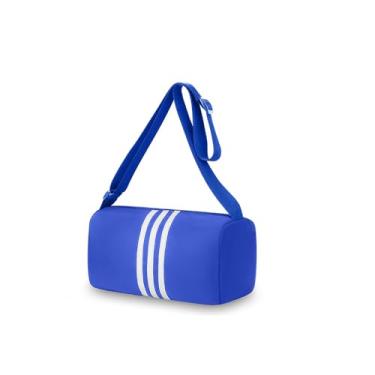 Imagem de Bolsa tiracolo leve esportiva com alças ajustáveis unissex adequada para esportes, viagens e fitness, Azul