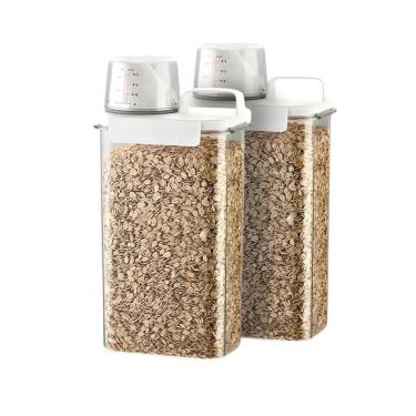Imagem de Kit 02 Recipiente Hermético Organizador Para Armazenamentos