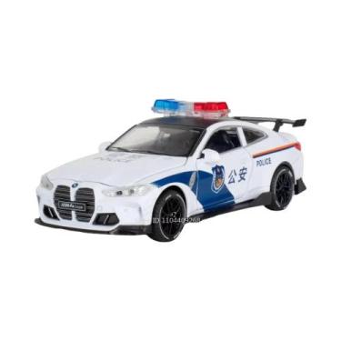 Imagem de Modelo De Carro De Polícia Em Escala 1:32 Com Som E Luz, 4 Portas Aber