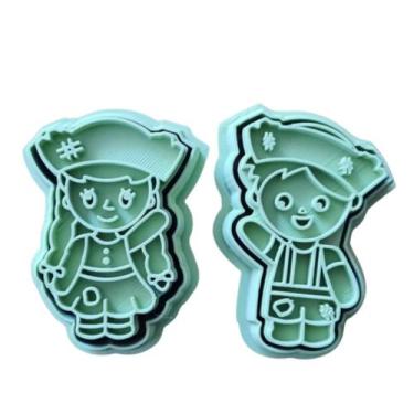 Imagem de Cortador Biscoito Molde Forma FESTA JUNINA JULINA FESTA SAO JOAO CASAL