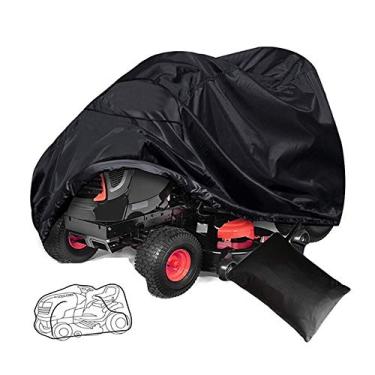 Imagem de Tnfeeon Capa para Trator de Gramado, Tecido Oxford à Prova d'água, Leve, Resistente às Intempéries, Proteção Durável, Chuva, Neve, Poeira, para Cortadores de Grama, Máquinas de Capinar