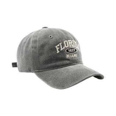 Imagem de Boné De Beisebol Retro Vintage De Algodão Unissex Bordado, Chapéu Casu