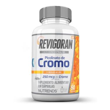 Imagem de Revigoran Picolinato de Cromo 250 mcg - Alta Concentração - 60 cápsulas, Nutrends