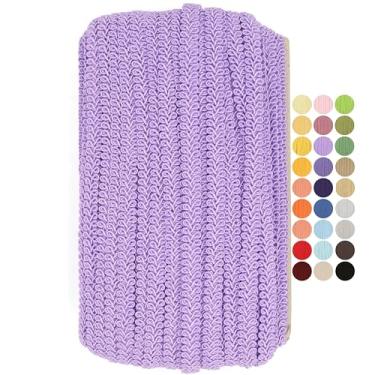 Imagem de Trança trançada Gimp - 10 jardas - 30+ cores - renda de estofamento trançado Gimp guarnição de trança de rolagem guarnição turca para fantasias decoração de casa estofados artesanato costura DIY