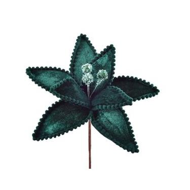 Imagem de Flor Artificial Bico De Papagaio Verde 24X15cm - Grillo