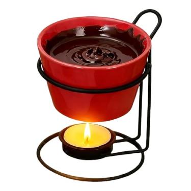 Imagem de Panela de Fondue - Panela para Cozinhar e Derreter - Caneca Para Derreter Chocolate | Para Noites De Encontro e Reuniões e Natal e Família e Café e Casa e Cozinha