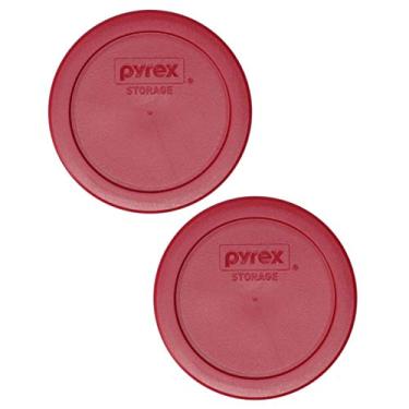 Imagem de Pyrex 7200-PC Sangria Tampas de substituição de plástico para armazenamento de alimentos – 2 unidades
