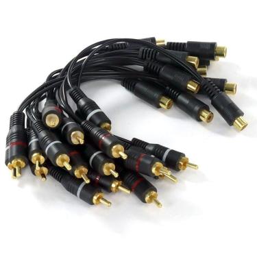 Imagem de Cabo Y Rca Fêmea X2 Rca Macho 20cm