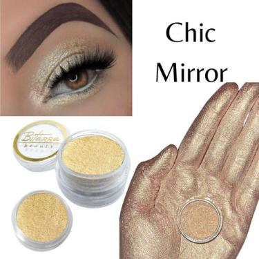 Imagem de Sombra asa de borboleta pigmento cor Chic Mirror - Bitarra Beauty micr
