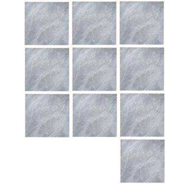 Imagem de Piso Vinilico Marmore Adesivo 10 uni Antiderrapante Impermeavel Autoco