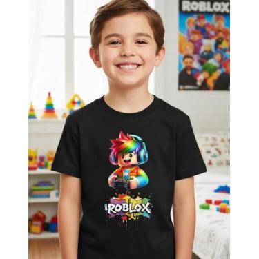 Imagem de Camiseta Camisa Infantil Juvenil para Menino Menina  Gamer Roblox MD3 