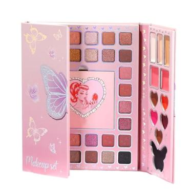 Imagem de Paleta de Sombras de Maquiagem - Maquiagem de Longa Duração e Fácil Mistura,Paleta de Sombras Nude | para Mulheres, Jovens, Iniciantes, Viagem, Casa, Uso Diário, Encontros e Performance no Palco