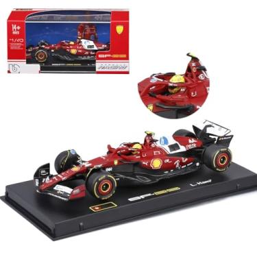 Imagem de HTLNUZD 2025 1/43 F1 SF25#44 Alloy Racing Formula Car Die Cast Adult Collectible Model Vehicles (Hardcover Packaging)