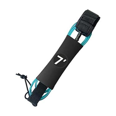 Imagem de Pegciuho Leash para Prancha de Stand Up Paddle, Corda de para Pranchas de Surf E Atividades de SUP, Azul, 7 pés