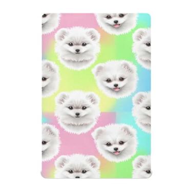 Imagem de SEHANY Lençol de berço de cachorro fofo para meninos e meninas, macio, respirável, elástico, lençol com elástico padrão para bebês de 71 x 132 cm