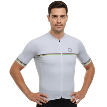 Imagem de Camisa Ciclismo Masculina New Sport Marcio May Campeão Mundial Branca