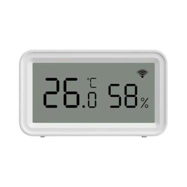 Imagem de Sensor De Temperatura E Umidade Para Casa Inteligente Tuya Zigbee WiFi