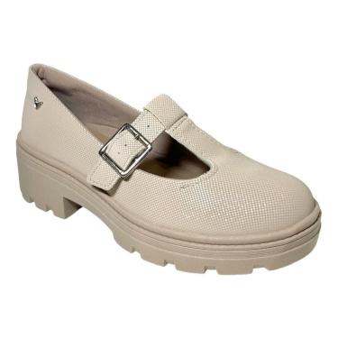 Imagem de Sapato Feminino Mississipi Boneca Tratorado Bege MI892-0003