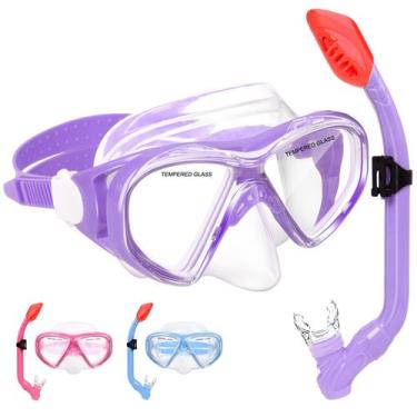 Imagem de Set de Snorkel ACQCES para Niños con Válvula Dry Top Edad 5-15 con Más