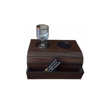 Imagem de Bandeja Esteira p/ Braço de Sofá com Porta Copos e Controles