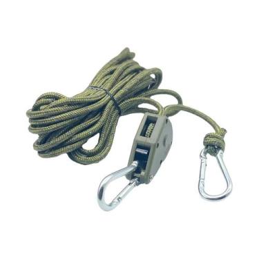 Imagem de Corda Refletiva De 5m Para Barraca De Camping Com Fivela De Ratchet Pa