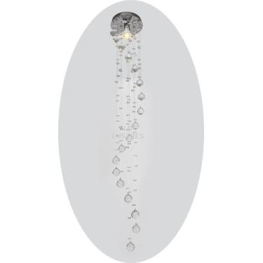 Imagem de Lustre Para Lavabo Todo Em Cristal Verdadeiro - Luz Decor E Lustres, 1