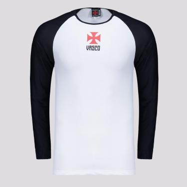 Imagem de Camisa Vasco Plaga Manga Longa Proteção UV  Masculina-Masculino