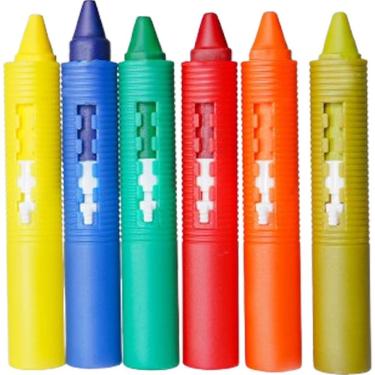 Imagem de Giz Risca E Apaga Para Banho Com 6 Cores