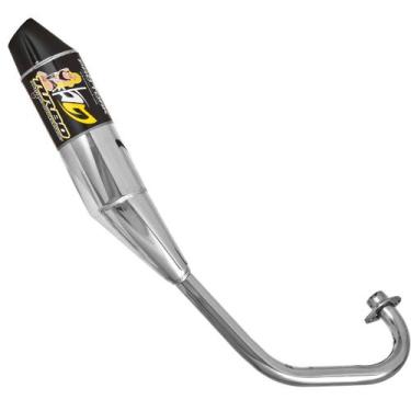 Imagem de Escapamento pro tork turbo cbx 250 twister, CROMADO, Único