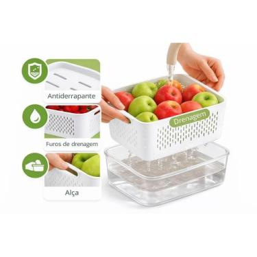 Imagem de Kit 3 Potes Organizadores Transparente Mantimentos - Pote Hermético