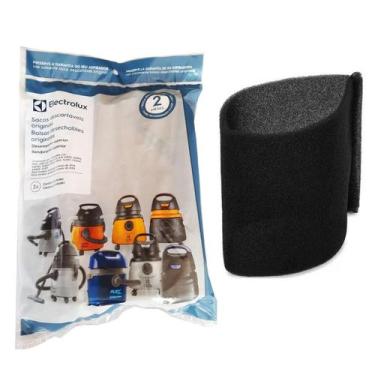 Imagem de Saco e Filtro Espuma Aspirador Electrolux Flex, Awd01, A10n1, Aqp10