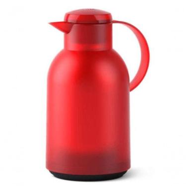 Imagem de Garrafa Térmica De 1,5L Quick Press Samba Emsa Vermelha