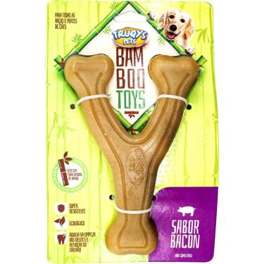 Imagem de Brinquedo Forquilha de Bamboo Natural - Tam. M