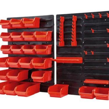 Imagem de Painel Porta Ferramentas 43 Peças Organizador Oficina Casa