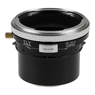 Imagem de Adaptador de montagem de lente de inclinação/deslocamento Fotodiox Pro TLT ROKR compatível com lentes SLR Pentacon 6 (Kiev 66) no corpo da câmera sem espelho E-Mount