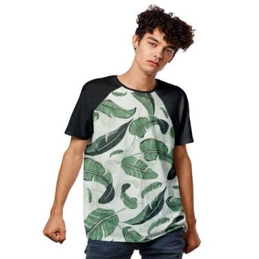 Imagem de Camiseta Outono Floral Verde Masculina - Di Nuevo