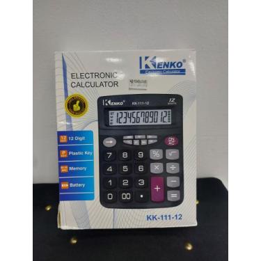 Imagem de Calculadora Eletrônica Kenko Kk-111-12 12 Dígitos Mrc M- M+ - Benko