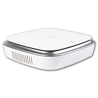 Imagem de Yajun Purificador de ar de carro de íons negativos ambientador USB limpador de névoa portátil gerador de íons de oxigênio fresco automático com filtro HEPA de alta eficiência, branco