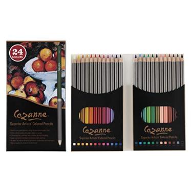 Imagem de Creative Mark Lápis de cor premium Cezanne Conjunto de 24 lápis de cor altamente pigmentados para desenhar, misturar, colorir e mais